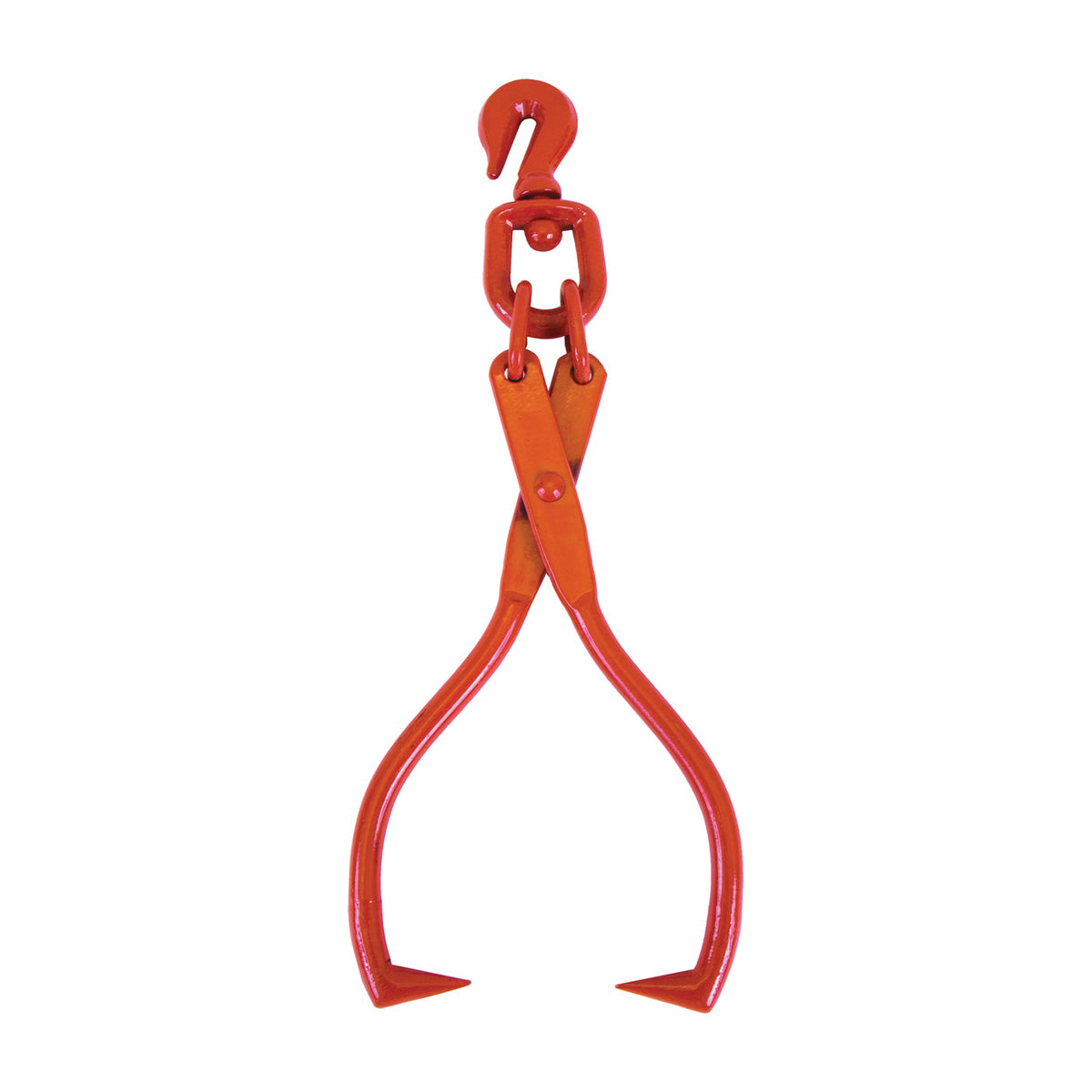 BARON 4080050/40224 Skid Tong with Grab Hook, 4-1/2 to 25 in Opening, Steel Tip, Steel Handle