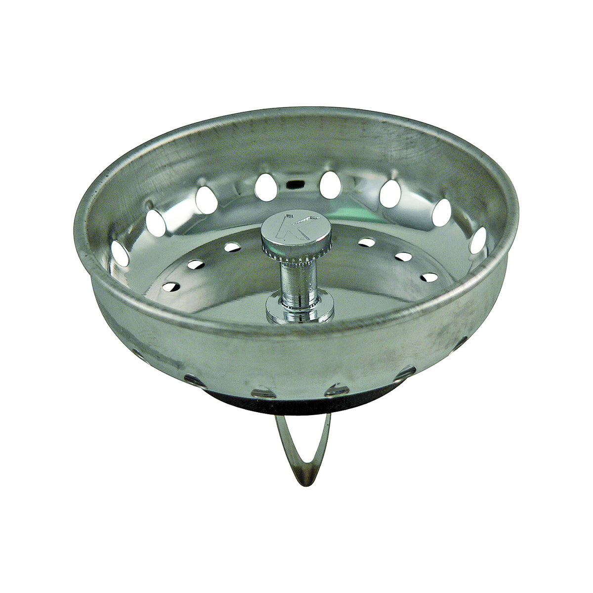 Plumb Pak PP820-50 Basket Strainer with Spring Style Post, 3.15 in Dia, Stainless Steel, For: Sink
