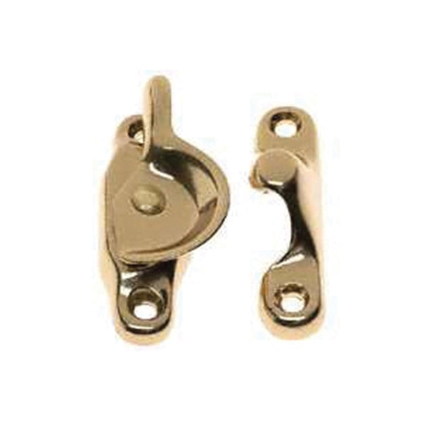 Schlage 07MB-605 Window Sash Lock, Solid Brass, Brass