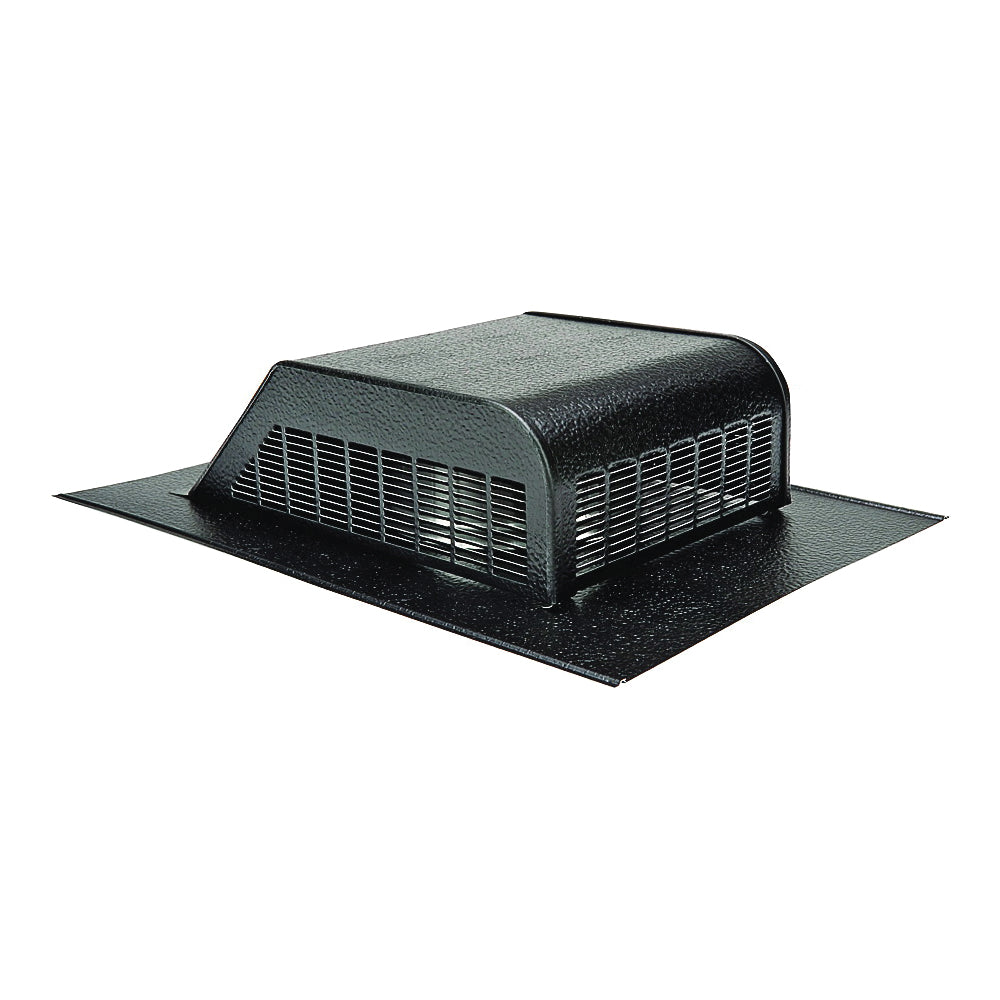 LOMANCO LomanCool 730B Static Vent, 12-3/16 in OAW, 30 sq-in Net Free Ventilating Area, Aluminum, Black