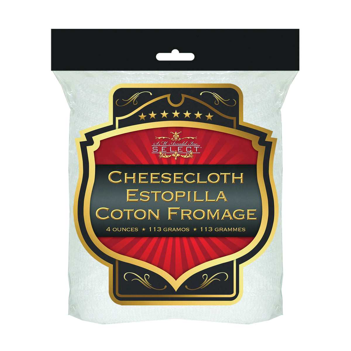 SM ARNOLD 85-745 Cheese Cloth, 4 oz, Polyester