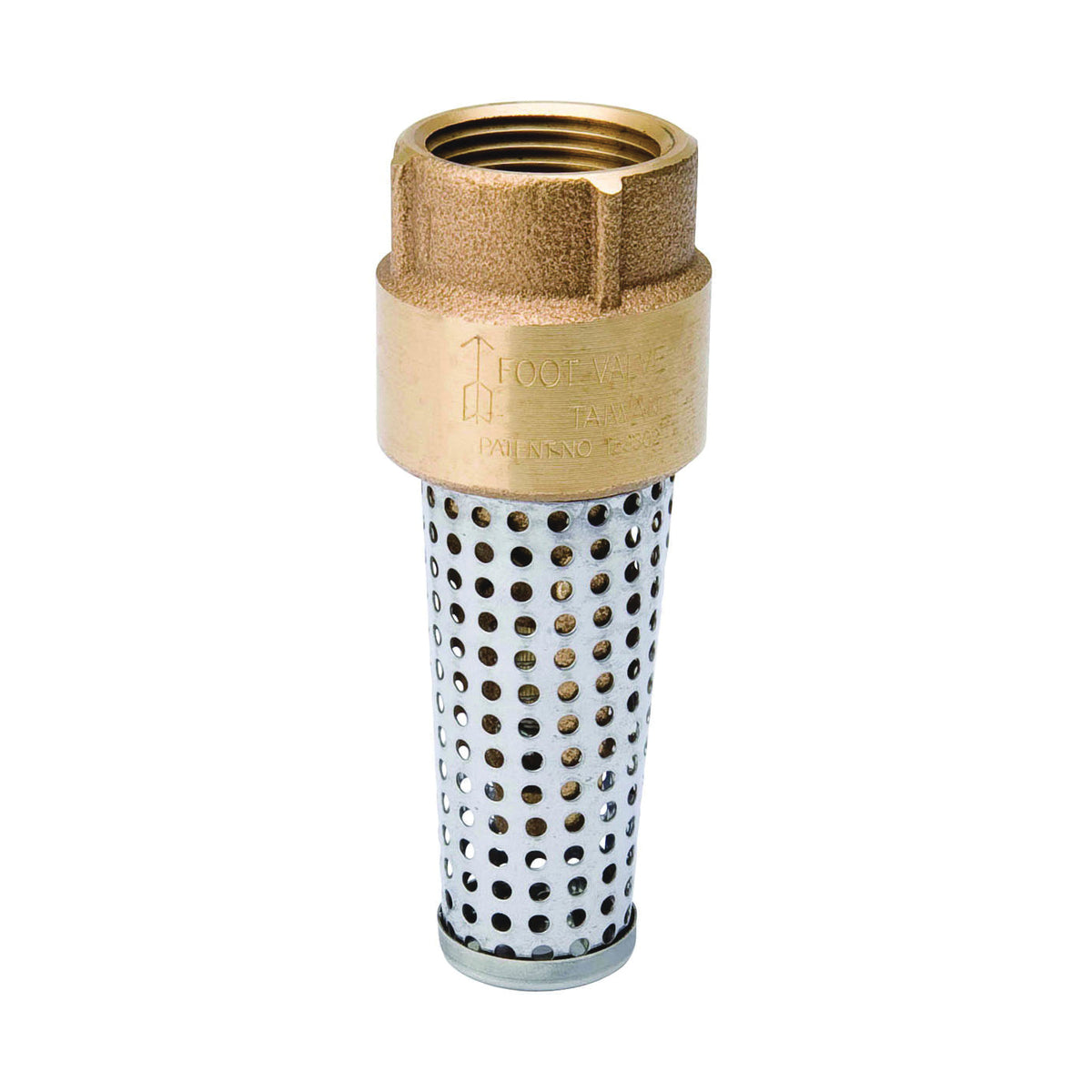 B &amp; K ProLine Series 101-324NL Foot Valve, 3/4 in Connection, FPT, Brass Body