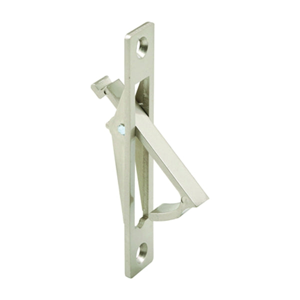 Prime-Line N 7274 Pocket Door Pull, 5/8 in W, 3-1/2 in D, 3/4 in H, Satin Nickel
