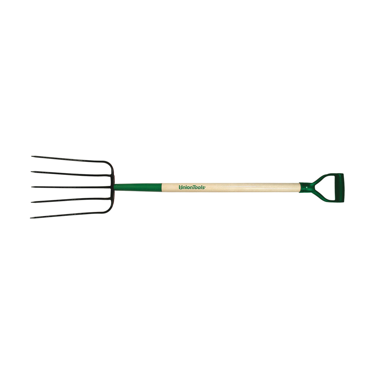 RAZOR-BACK 2827200 Compost Fork, 9 in W Tine, 12-1/2 in L Tines, Oval Tine, 5 -Tine, Steel Tine, Hardwood Handle