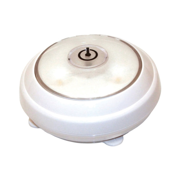 Westek LPL620W Accent Puck Light, AAA Battery, Alkaline Battery, 1-Lamp, LED Lamp, 55 Lumens, 3000 K Color Temp, White