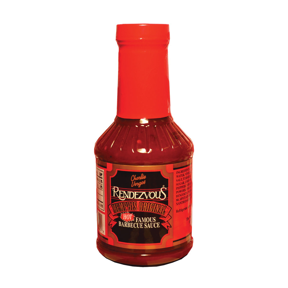 Charlie Vergos Rendezvous 5 Hot Barbecue Sauce, 18 oz