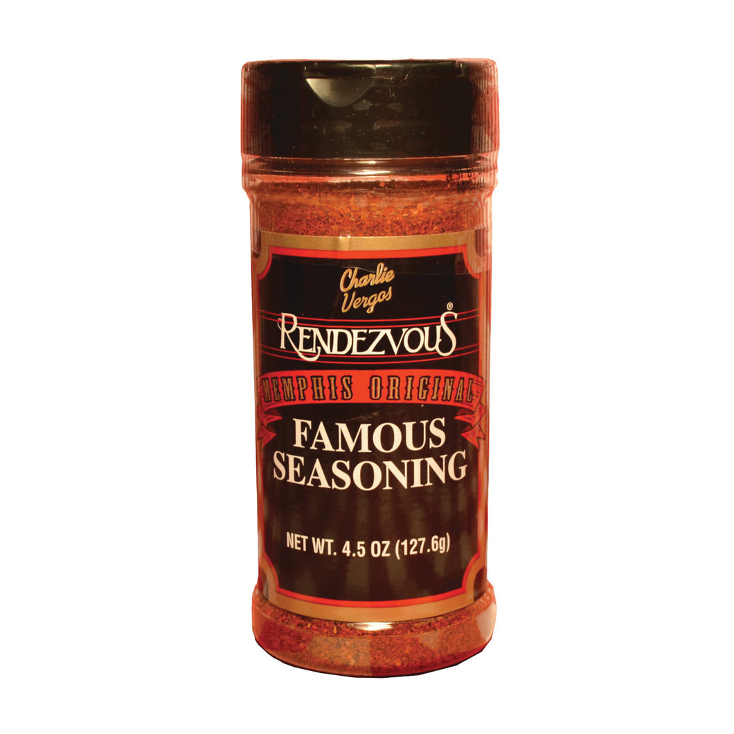 Charlie Vergos Rendezvous 1 Famous Seasoning, 4.5 oz Bottle