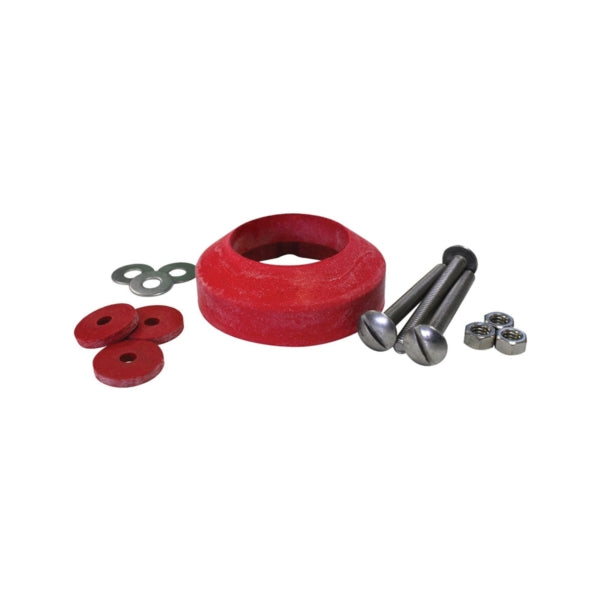Korky 464BP Tank-to-Bowl Gasket, 2-1/8 in ID x 3-1/2 in OD Dia, Sponge Rubber, Red, For: 2 in 2-Piece Toilet Tanks