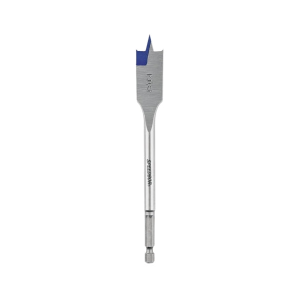 IRWIN 88812 Spade Drill Bit, 3/4 in Dia, 6 in OAL, Flat Flute, 1/4 in Dia Shank, Hex Shank