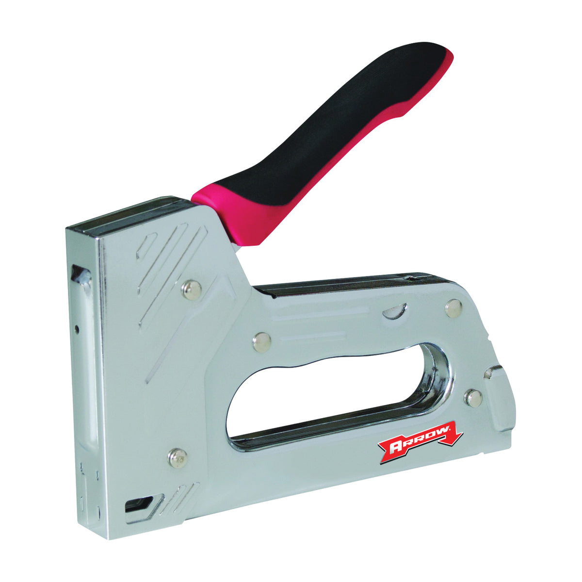 Arrow T55BL Staple Gun, T50 Staple, 3/8 in W Crown, 1/4 to 9/16 in L Leg, Steel Staple