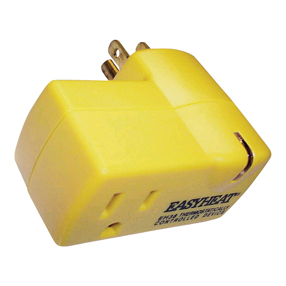 EasyHeat EH38 Pre-Set Thermostat, 15 A, 125 V, Yellow