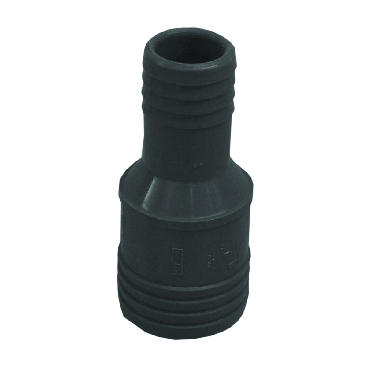 GENOVA 350150 Reducing Coupling, 1-1/2 x 1 in, Insert, Polypropylene/PVC