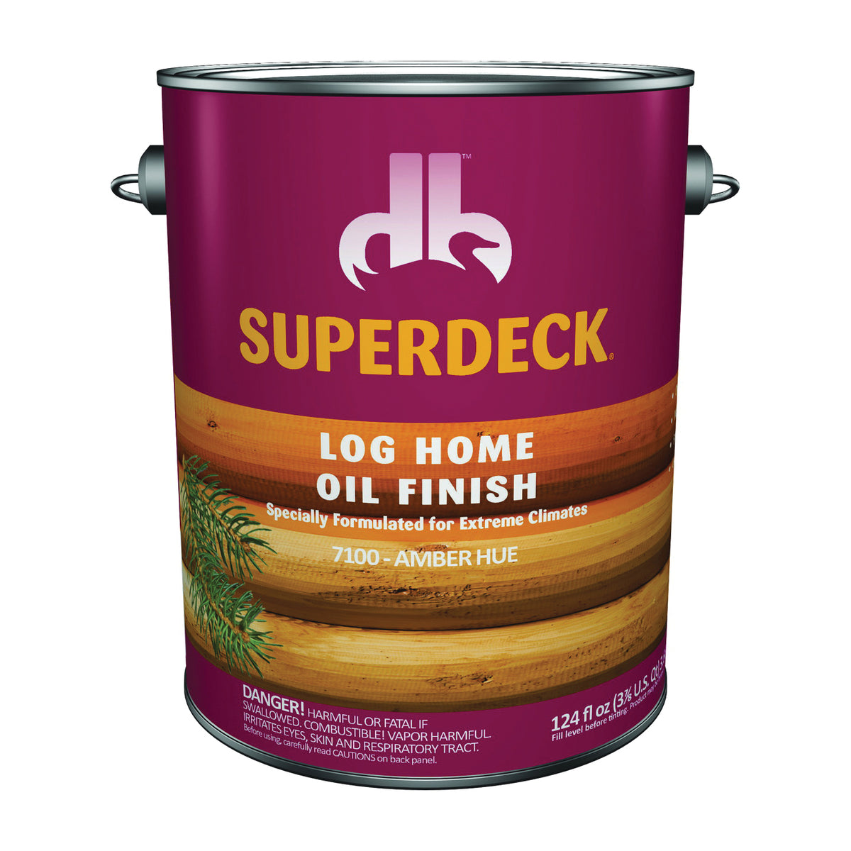 Duckback DPI007104-16 Oil Finish, Amber Hue, Liquid, 1 gal