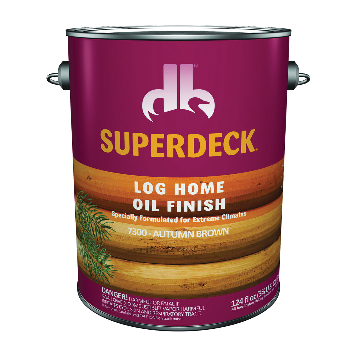 Duckback DPI073004-16 Oil Finish, Autumn Brown, Liquid, 1 gal