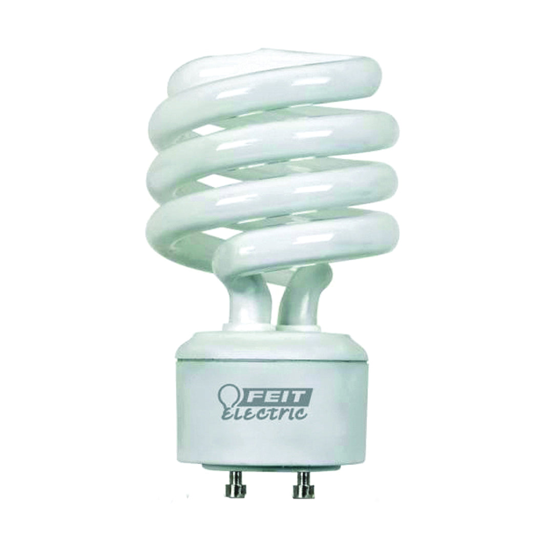 Feit Electric BPESL18TMGU24 Compact Fluorescent Light, 18 W, GU24 Twist and Lock Lamp Base, 1100 Lumens
