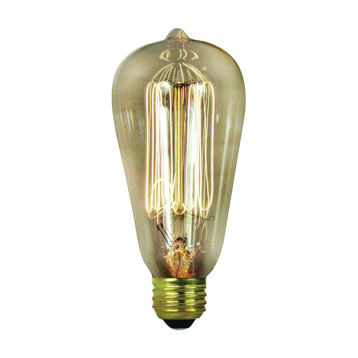 Feit Electric BP40ST19/RP Incandescent Bulb, 40 W, ST19 Lamp, Medium E26 Lamp Base, 220 Lumens, 2200 K Color Temp