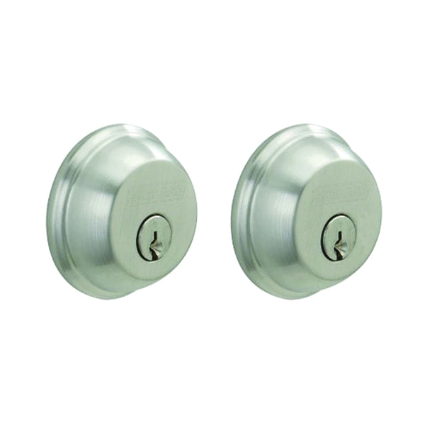 Schlage B62CSV626 Entry Deadbolt, 1 Grade, Keyed Alike Key, Metal, Satin Chrome, 2-3/8 x 2-3/4 in Backset, C, K4 Keyway