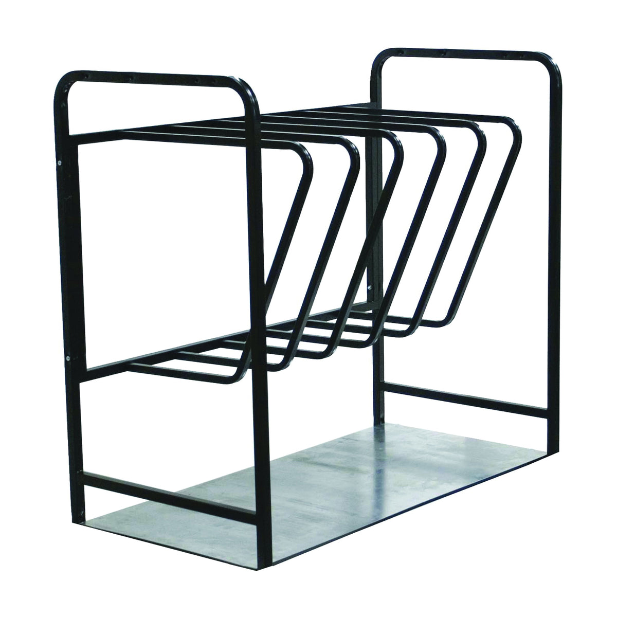 WERNER 37 Ladder Rack, 7 Ladders, Metal, Black