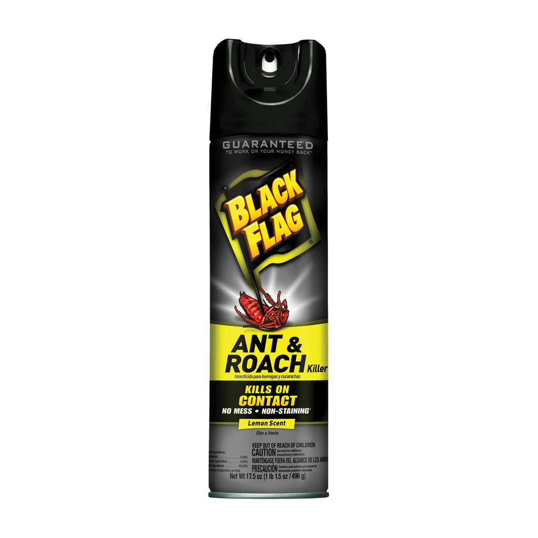 Black Flag 11034 Ant and Roach Killer, Liquid, 17.5 oz Aerosol Can