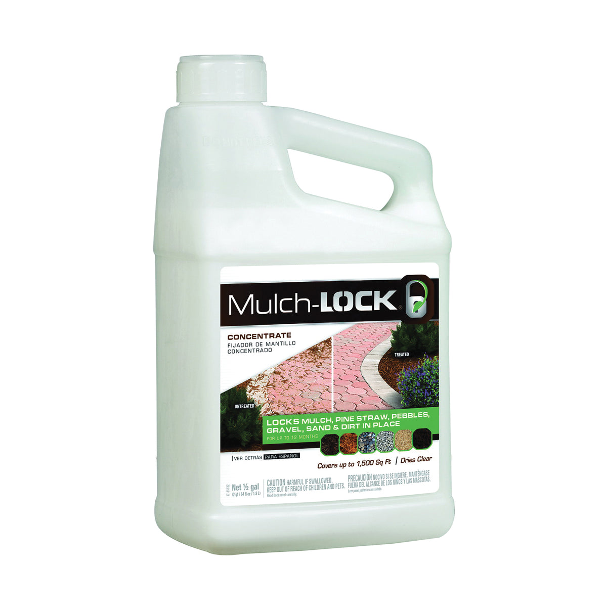 Mulch LOCK 16001 Water-Based Adhesive Mulch Lock