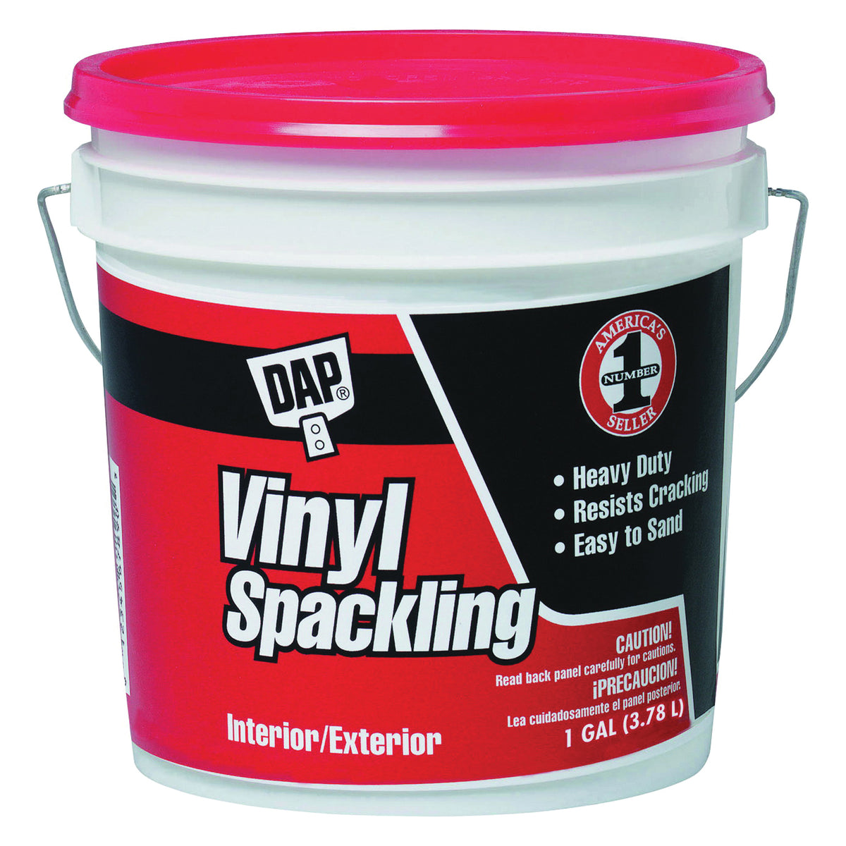 DAP 12133 Spackling Paste White, White, 1 gal Tub