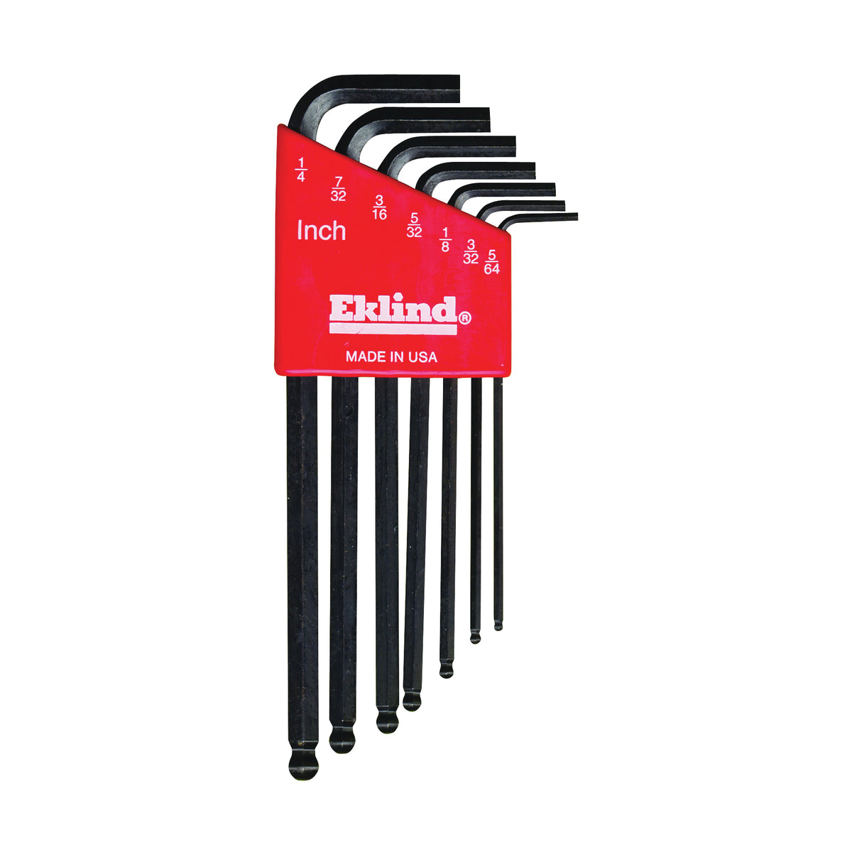 Eklind 13207 Hex Key Set, 7-Piece, Steel, Black