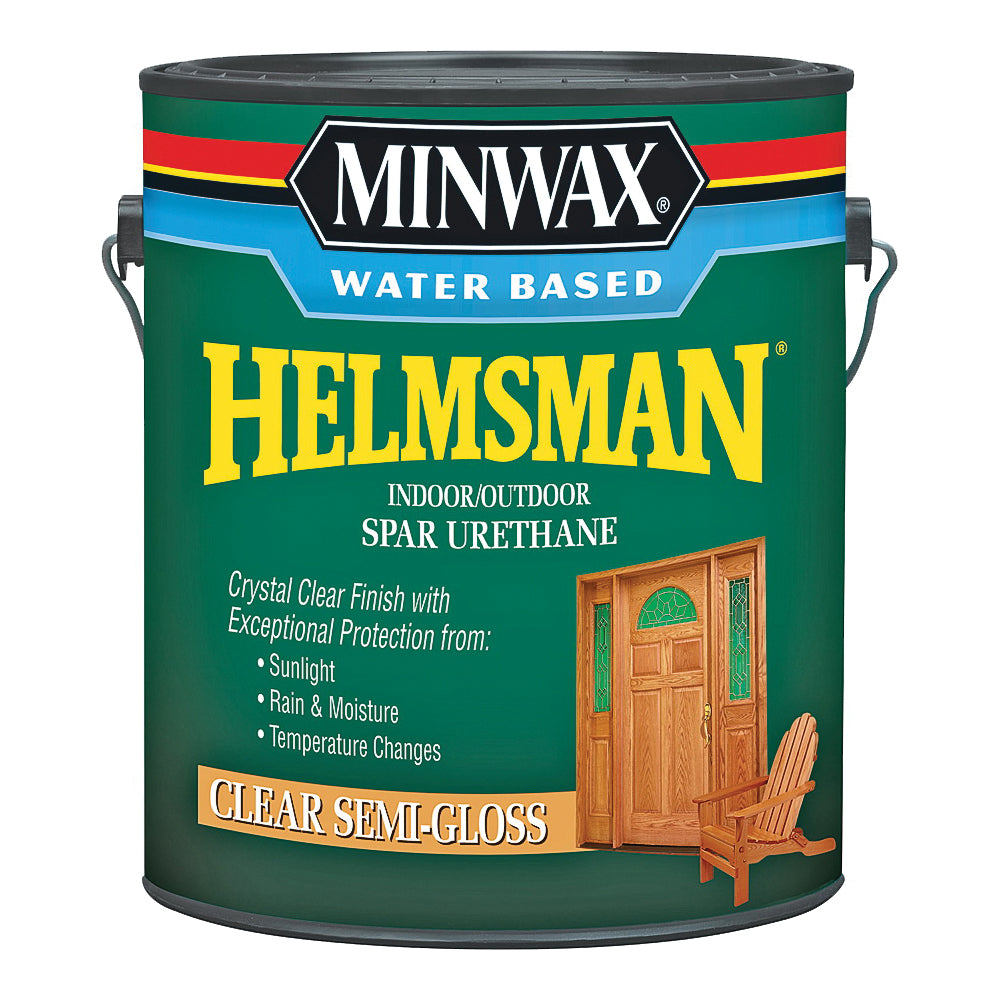 Minwax Helmsman 132250000 Spar Urethane Paint, Semi-Gloss, Liquid, 1 gal, Pail