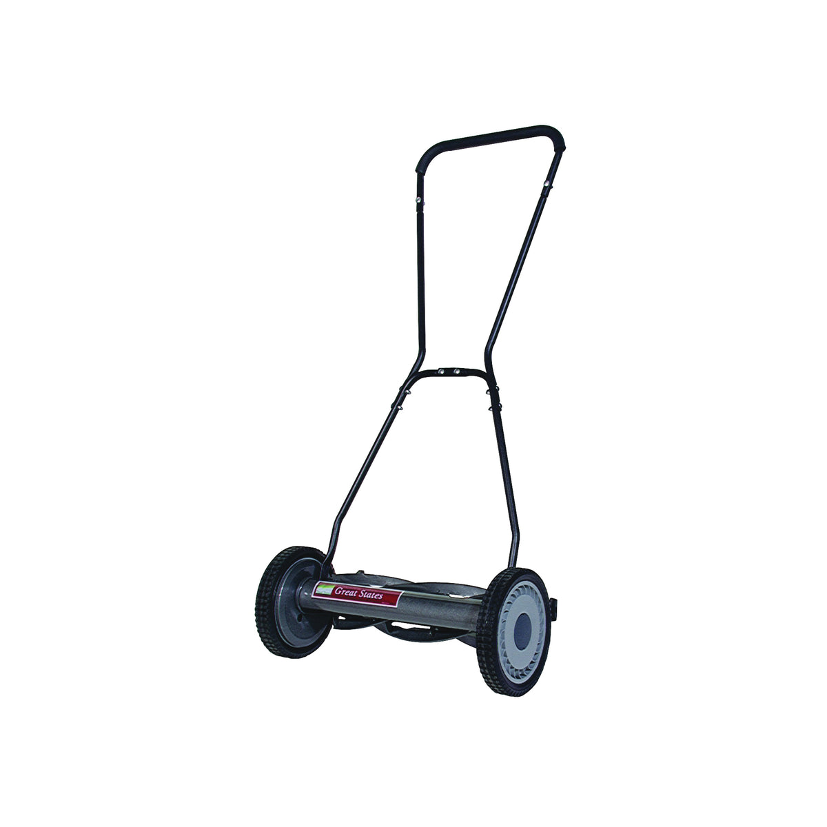 GREAT STATES 815-18 Reel Lawn Mower, 18 in W Cutting, 5-Blade, Smooth Blade, Foam-Grip Handle
