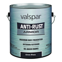 Load image into Gallery viewer, Valspar 21800 Series 044.0021824.007 Enamel, Gloss, Black, 1 gal, Can
