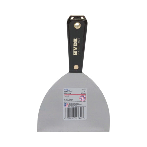 HYDE 02770-5F Joint Knife, 5 in W Blade, HCS Blade, Full-Tang Blade, Hammer Head Handle, Nylon Handle