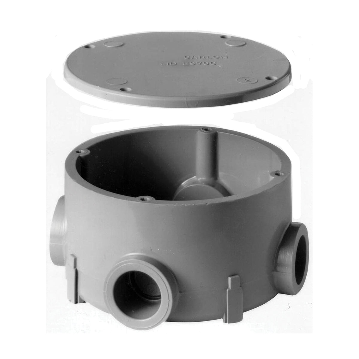 Carlon E970CE-CTN Conduit Body, PVC, Gray