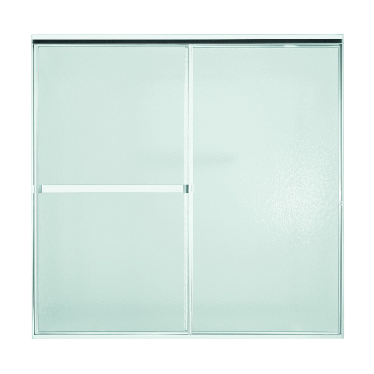 Sterling 690B Series 690B-59S Bath Door, Standard Frame, Aluminum Frame, Clear Glass, Tempered Glass, Sliding Door