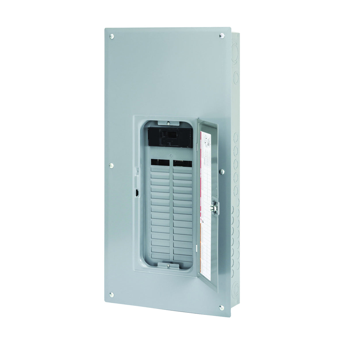 Square D QO130M200PC Load Center, 30 -Pole, 200 A, 30 -Space, NEMA 1 Enclosure, Flush, Surface Mounting