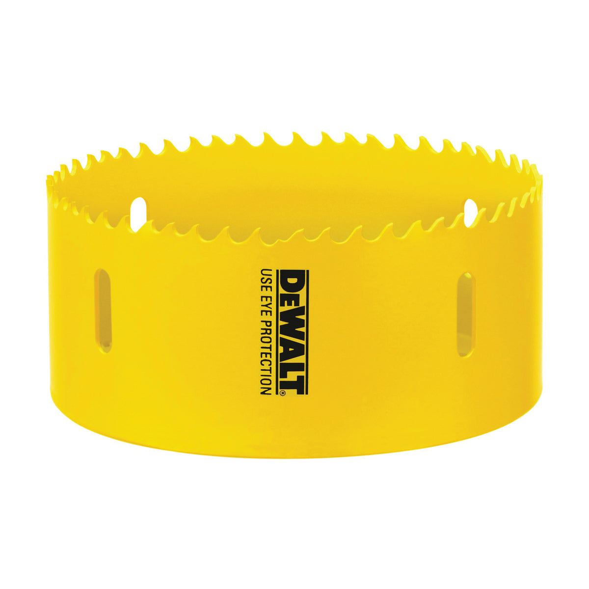 DeWALT D180066 Hole Saw, 4-1/8 in Dia, 1-13/16 in D Cutting, 5/8-18 Arbor, 4/5 TPI, HSS Cutting Edge