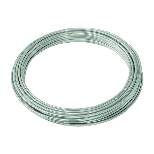 HILLMAN 50140 Utility Wire, 50 ft L, 9 Gauge, Galvanized Steel