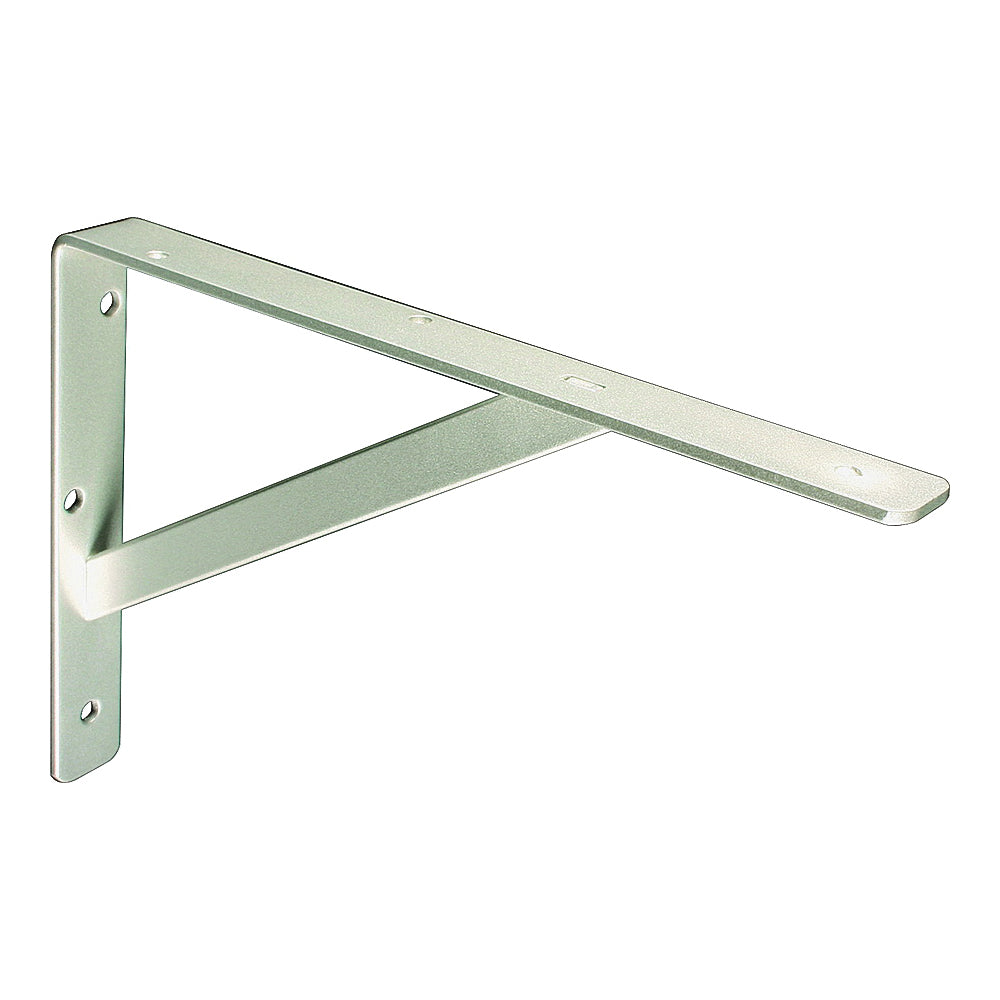 Knape &amp; Vogt 208 TI 400 Shelf L-Bracket, 16 in L, Steel, Titanium