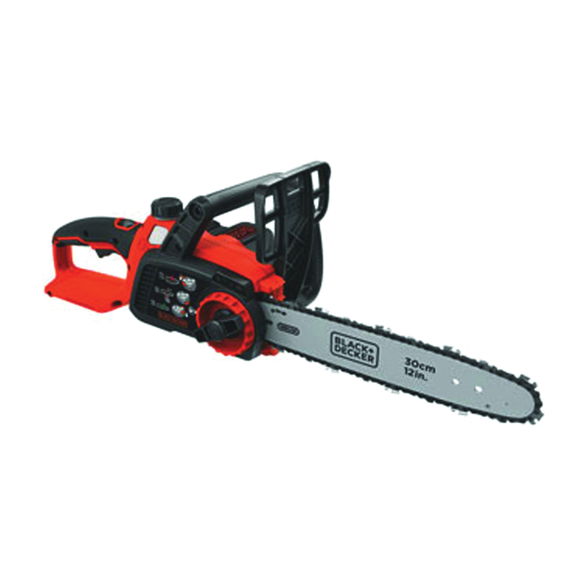 Black+Decker LCS1240 Chainsaw, 2 Ah, 40 V Battery, Lithium-Ion Battery, 12 in L Bar/Chain
