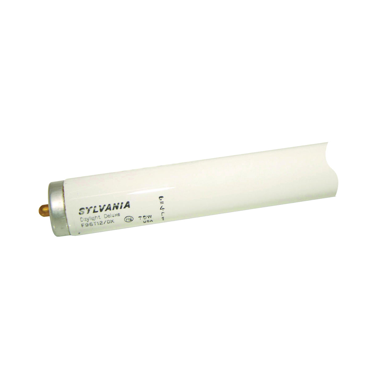 Sylvania 28983 Fluorescent Bulb, 75 W, T12 Lamp, Single Pin Lamp Base, 4360 Lumens, 6500 K Color Temp, Daylight Light