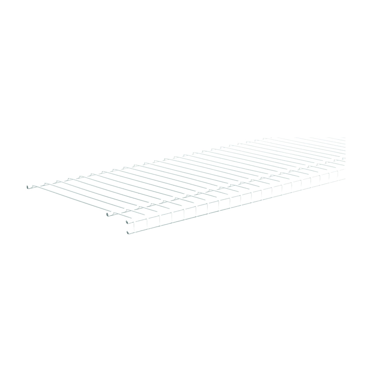 ClosetMaid SuperSlide 4735 Wire Shelf, 70 lb, 1-Level, 16 in L, 72 in W, Steel, White