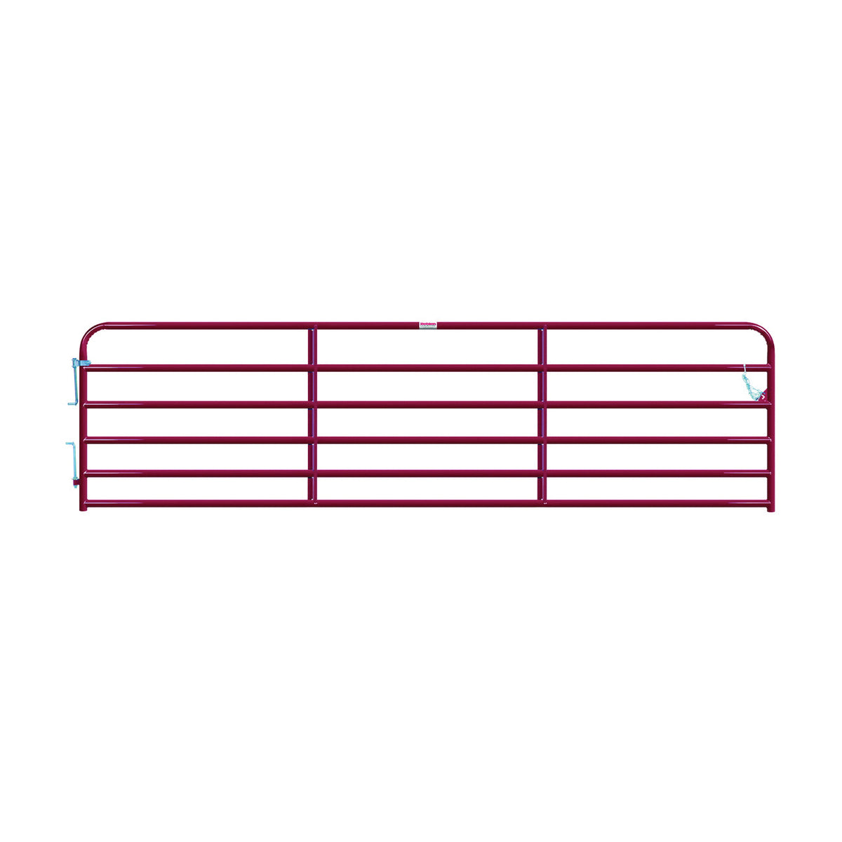 Behlen Country 40120161 Heavy-Duty Gate, 192 in W Gate, 50 in H Gate, 16 ga Frame Tube/Channel, Steel Frame, Red