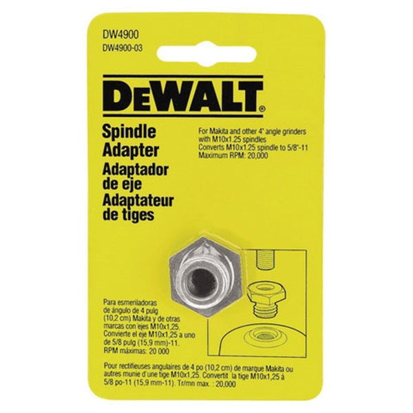 DeWALT DW4900 Spindle Adapter, Metal