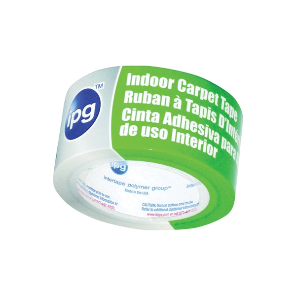 IPG 9971 Carpet Tape, 10 yd L, 1-7/8 in W, Vinyl Backing