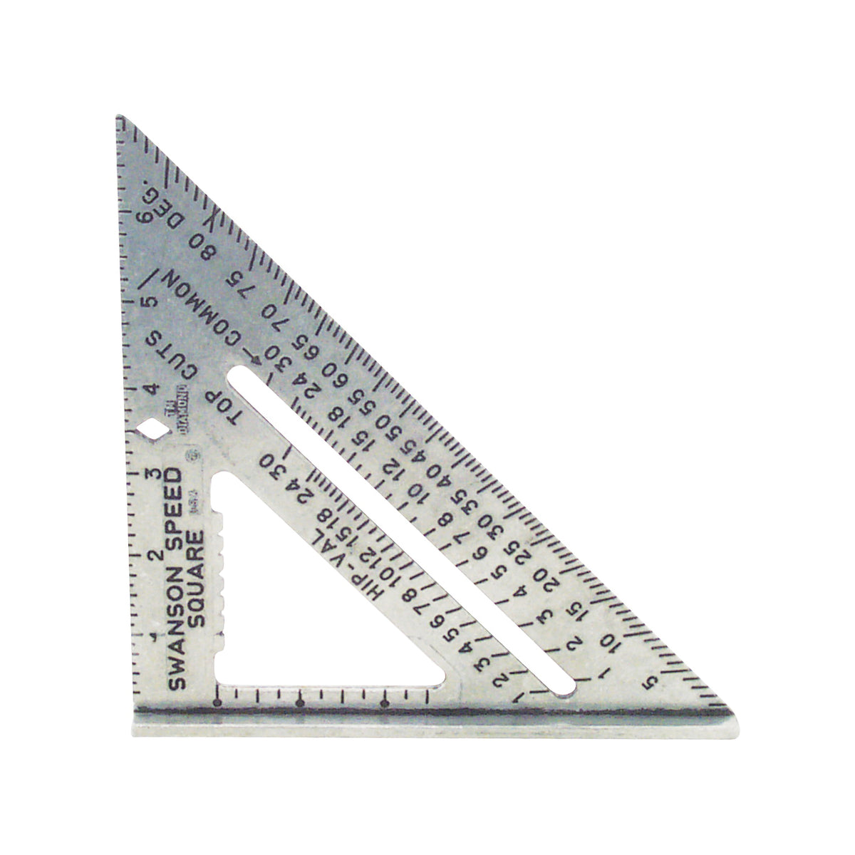 Swanson Speed Series S0101 Pocket Square, Aluminum, 7-1/4 in L, 7 in W