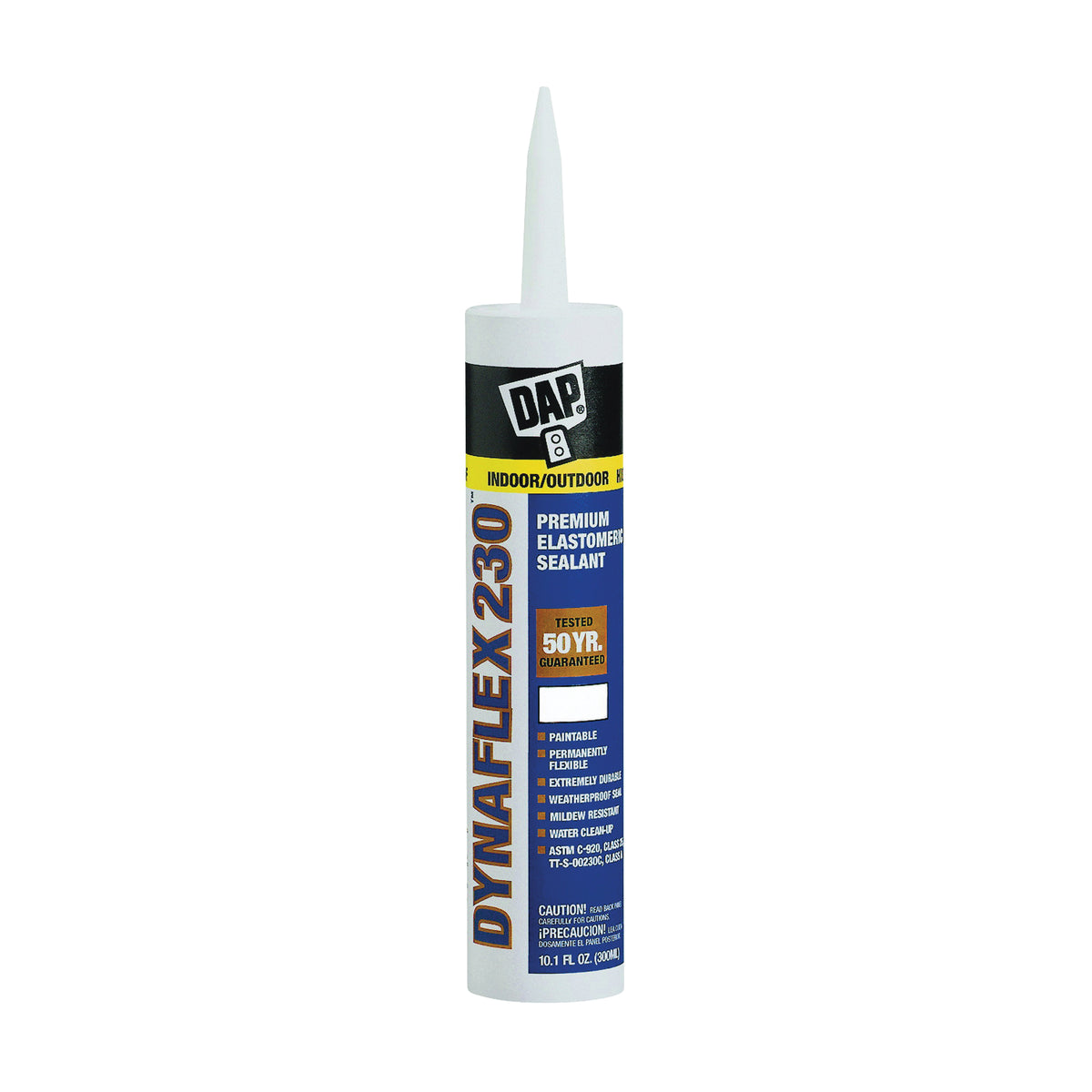 DAP 18418 Premium Sealant, Brown, 1 day Curing, 40 to 100 deg F, 10.1 oz Cartridge