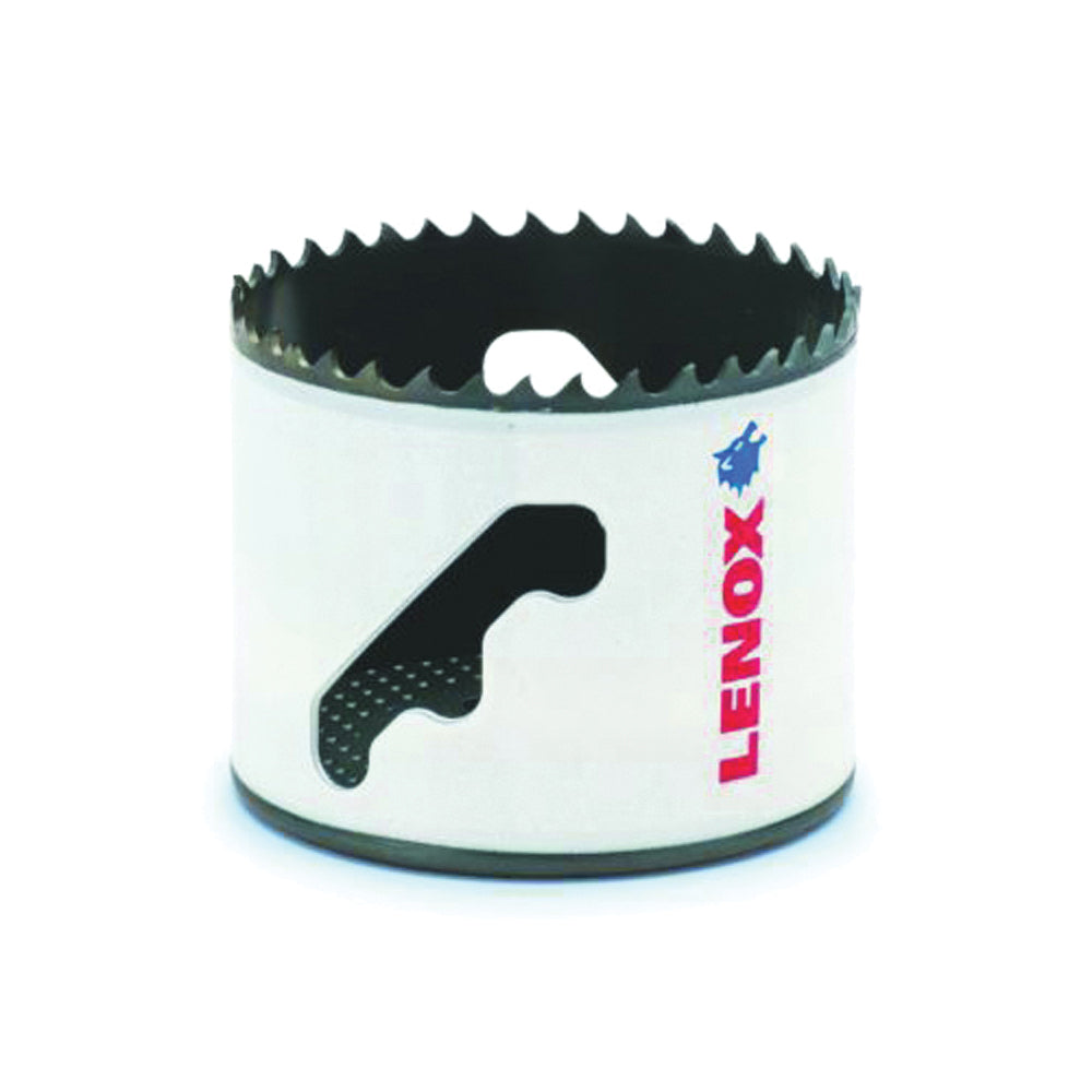 Lenox Speed Slot 2060596 Hole Saw, 2-1/2 in Dia, 1-5/8 in D Cutting, 4/6 TPI, HSS Cutting Edge