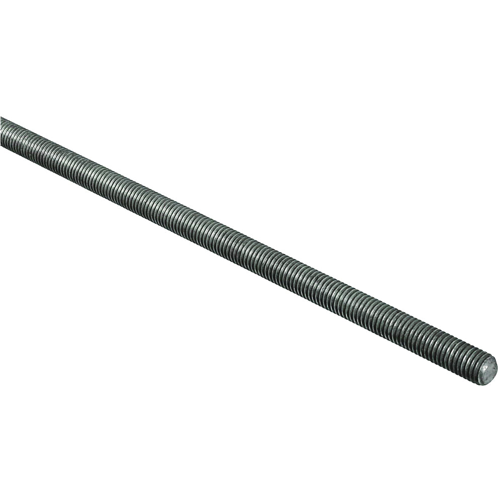 Stanley Hardware 346668 Threaded Rod, 1/2-13 Thread, 36 in L, B7 Grade, Steel, Oil-Rubbed, Coarse Thread