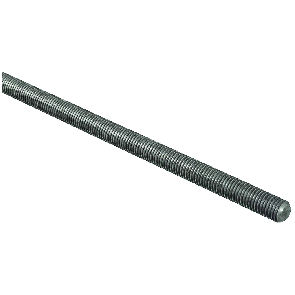 Stanley Hardware 346676 Threaded Rod, 5/8-11 Thread, 36 in L, B7 Grade, Steel, Oil-Rubbed, Coarse Thread