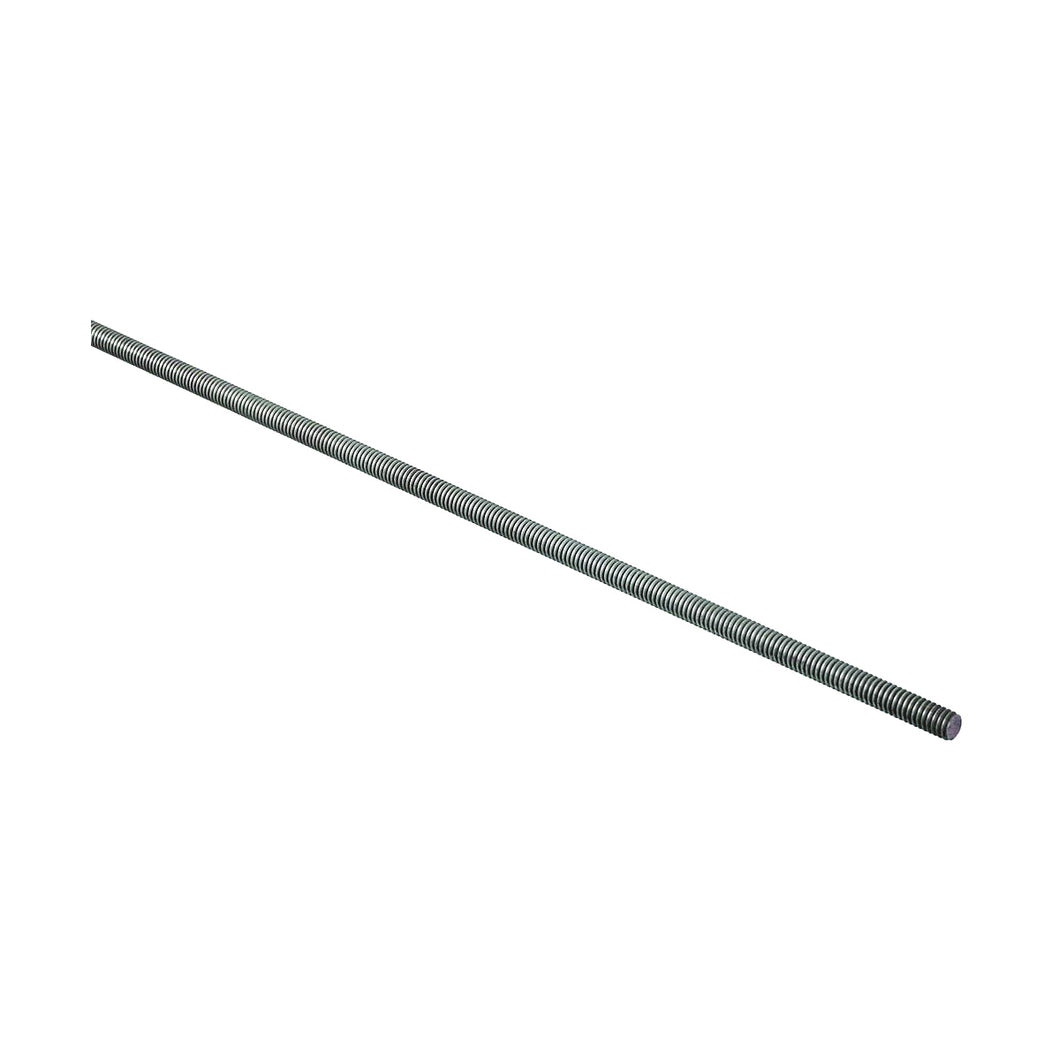 Stanley Hardware 346635 Threaded Rod, 1/4-20 Thread, 36 in L, B7 Grade, Steel, Oil-Rubbed, Coarse Thread