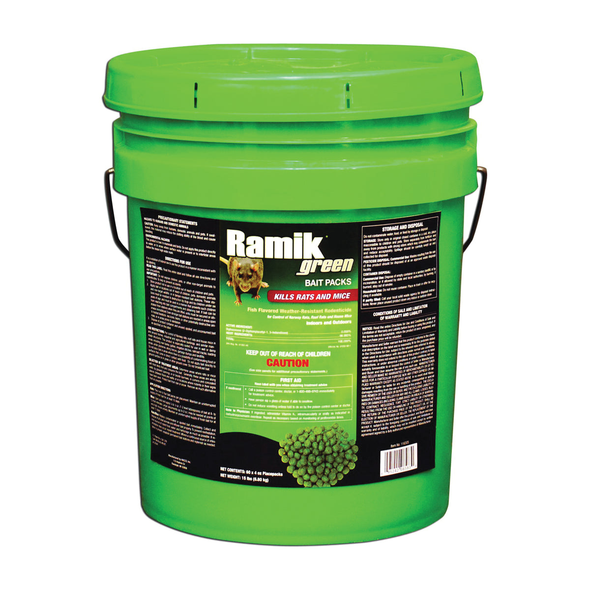 NEOGEN Ramik 116305 Mouse Killer, Pellet, 4 oz Pouch