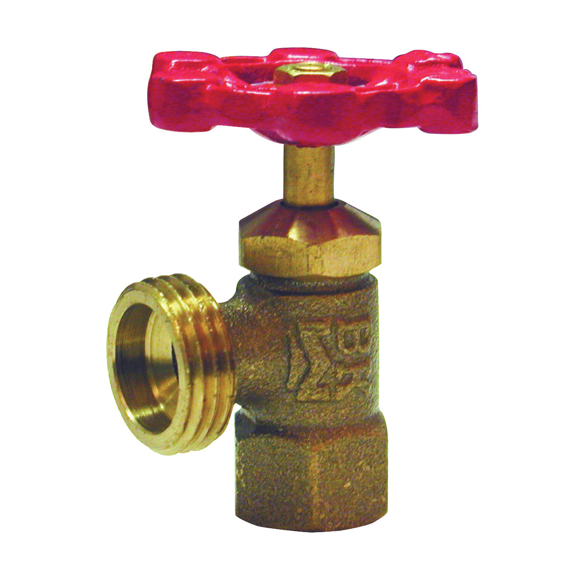 B &amp; K ProLine Series 102-103 Boiler Drain Valve, 1/2 in Connection, FPT x Hose, 125 psi Pressure, Brass Body